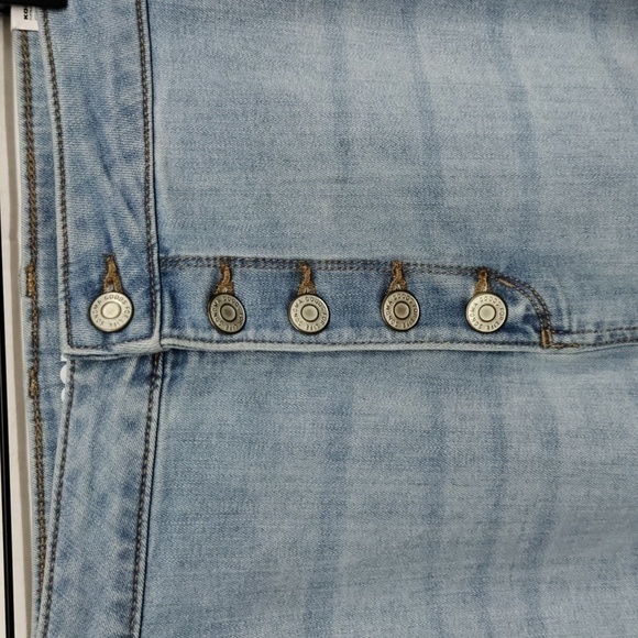 SONOMA Wide Leg High Rise Button Fly Jeans, Size 24 - Picture 3 of 12